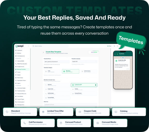 Wapi WhatsApp CRM SaaS with chatbot flow builder and API automation