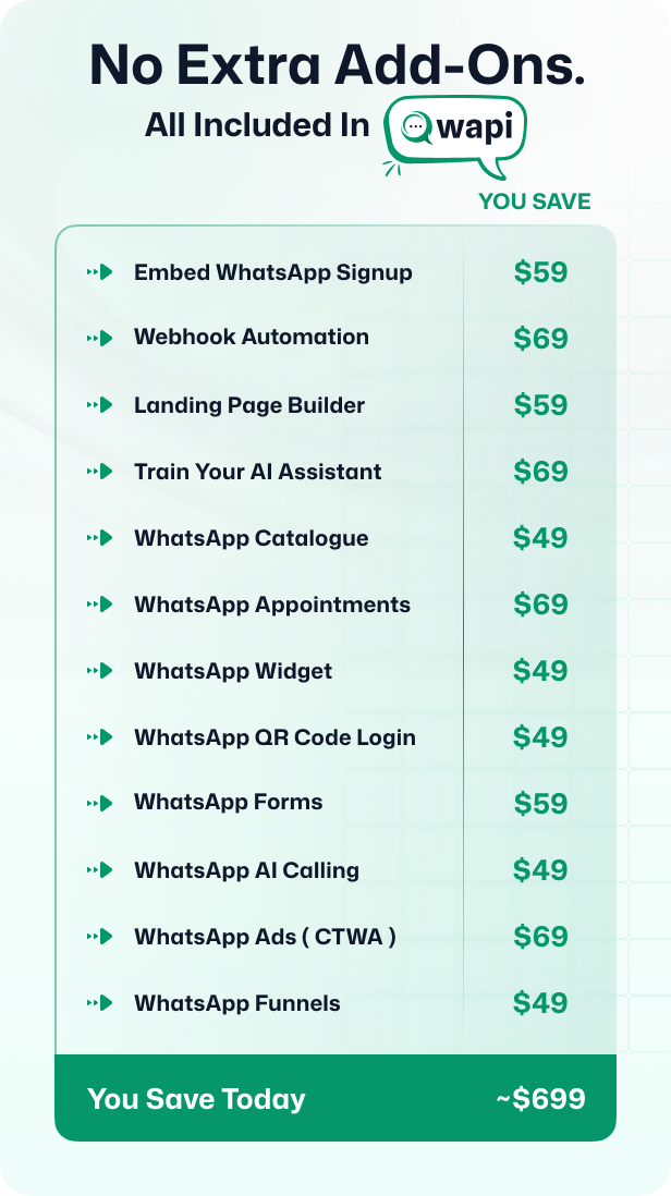 Wapi WhatsApp CRM SaaS with chatbot flow builder and API automation