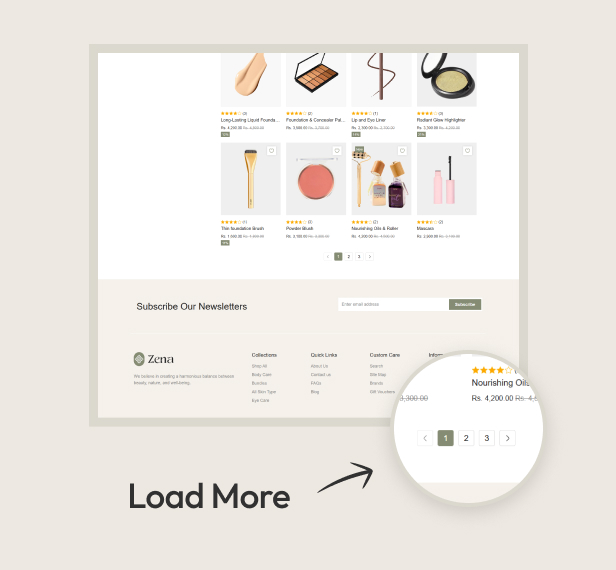 Zena - Beauty & Cosmetics Shopify 2.0 Theme