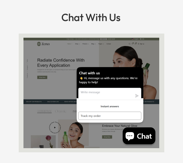 Zena - Beauty & Cosmetics Shopify 2.0 Theme