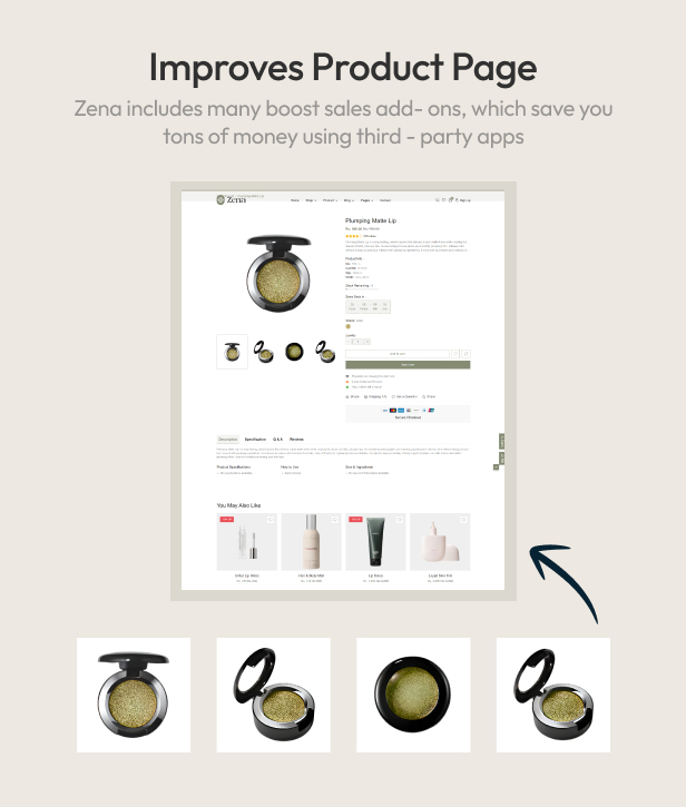 Zena - Beauty & Cosmetics Shopify 2.0 Theme