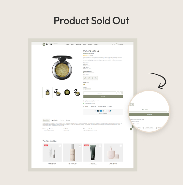 Zena - Beauty & Cosmetics Shopify 2.0 Theme