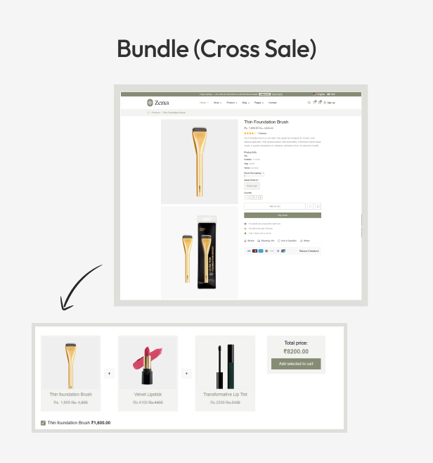 Zena - Beauty & Cosmetics Shopify 2.0 Theme