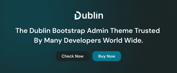 Dublin &ndash; Bootstrap Admin Dashboard Template