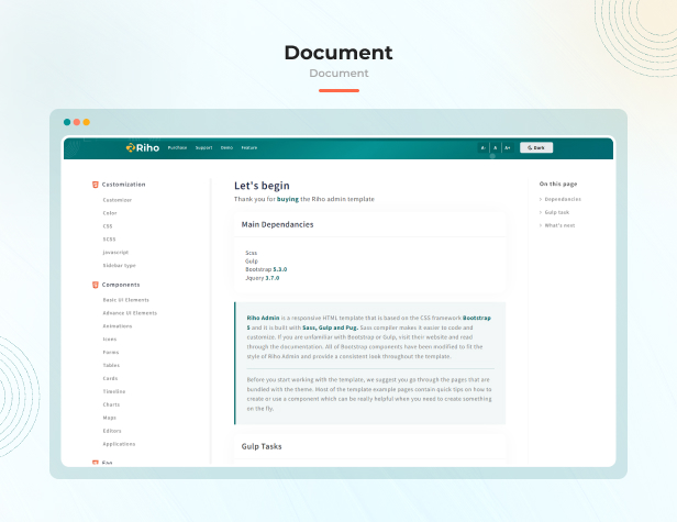 Riho – Bootstrap Admin Dashboard Template