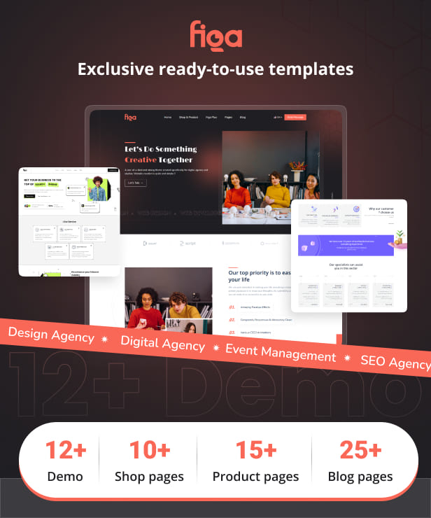 Figa - Multipurpose Angular 21 Template for SaaS, Startup & Agency