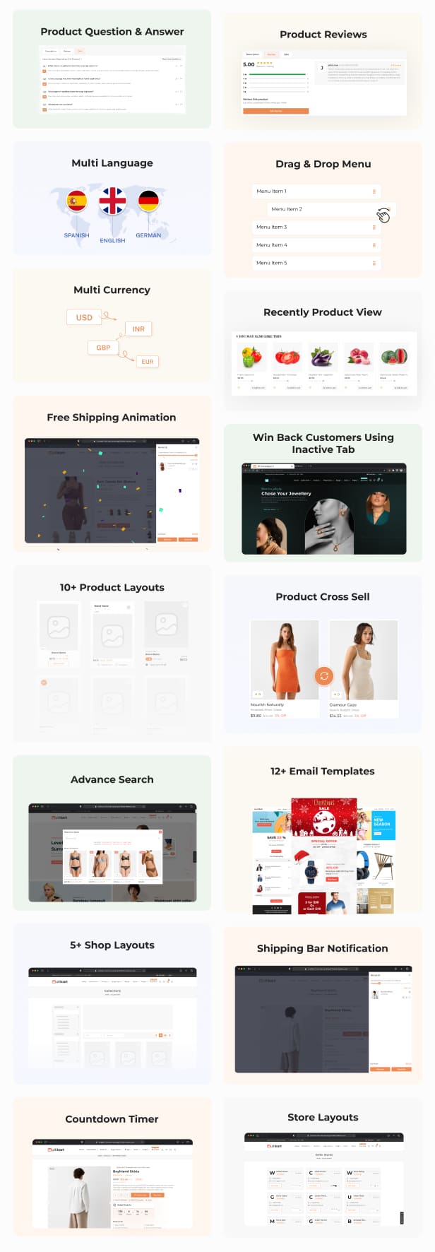 Multikart - Responsive Angular 21 eCommerce + Admin + Invoice + Email Template