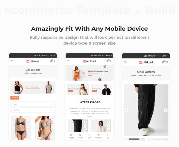 Multikart - Responsive Angular 21 eCommerce + Admin + Invoice + Email Template