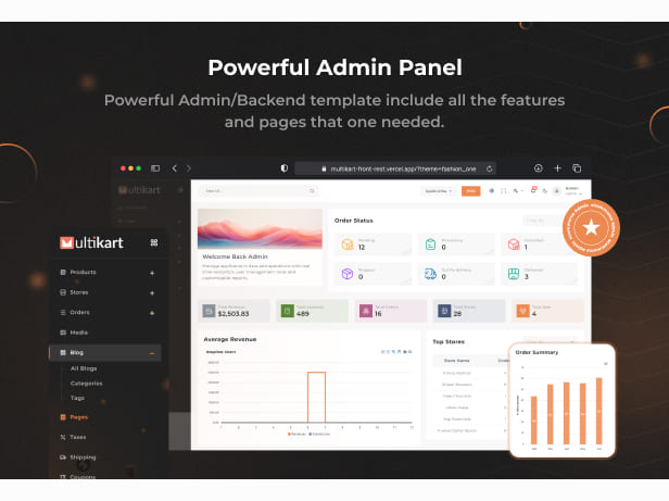 Multikart - Responsive Angular 21 eCommerce + Admin + Invoice + Email Template