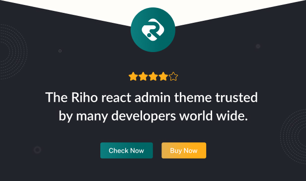 Riho – React Nextjs Admin & Dashboard Template