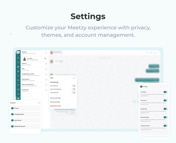 Meetzy - Whatsapp Clone React CHat app with audio and video call