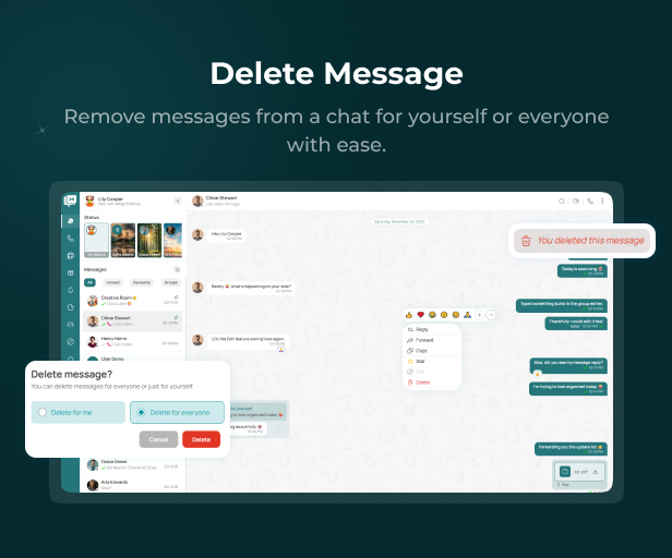 Meetzy - Whatsapp Clone React CHat app with audio and video call