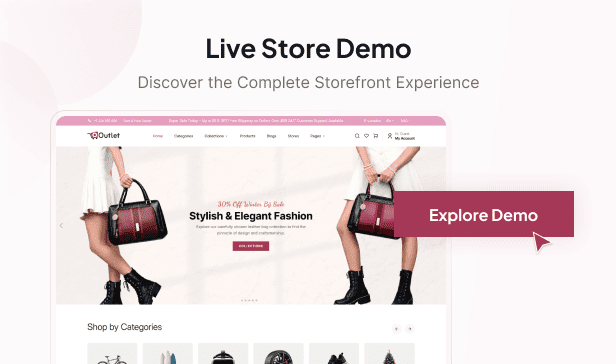 Outlet Multi-Vendor eCommerce App