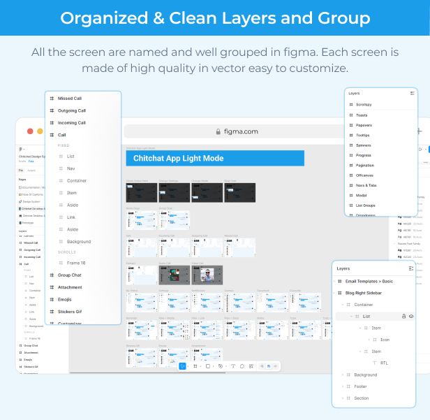 Chitchat - Chat Platform | Desktop App Figma UI Kit