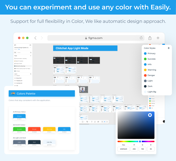 Chitchat - Chat Platform | Desktop App Figma UI Kit