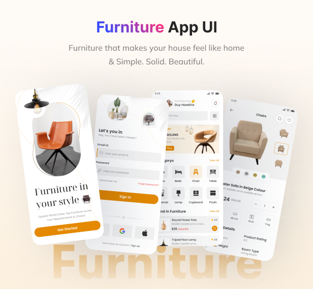 Flutter UI Kit Appkart - Biggest Flutter App Template Kit