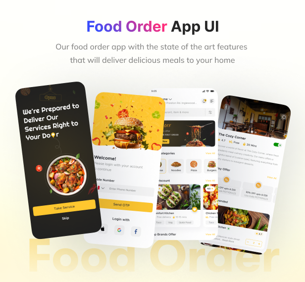 Flutter UI Kit Appkart - Biggest Flutter App Template Kit