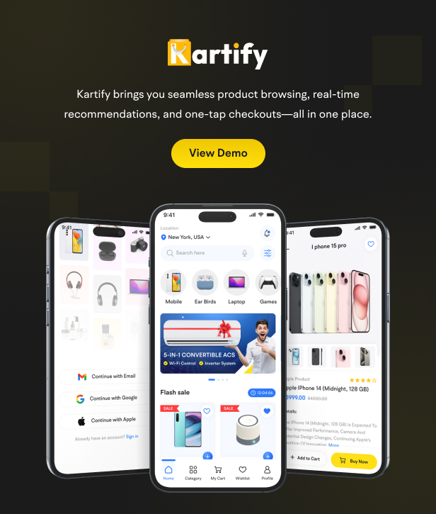 Kartify React Native Expo Ecommerce Ui Kit