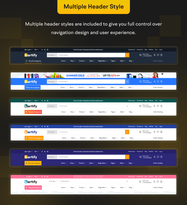 Kartify - Multipurpose eCommerce HTML Template