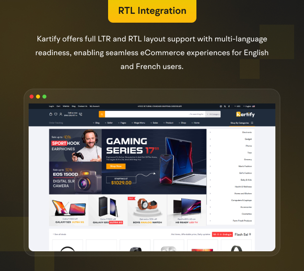 Kartify - Multipurpose eCommerce HTML Template