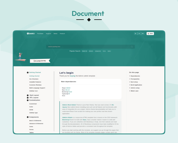 Admiro – React Nextjs Admin & Dashboard Template