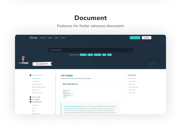 Cion – React Nextjs Admin & Dashboard Template