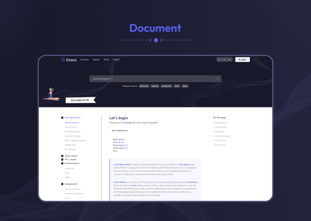Crocs – React Nextjs Admin & Dashboard Template