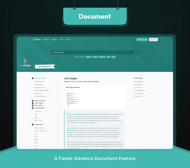 Edmin Admin Dashboard theme