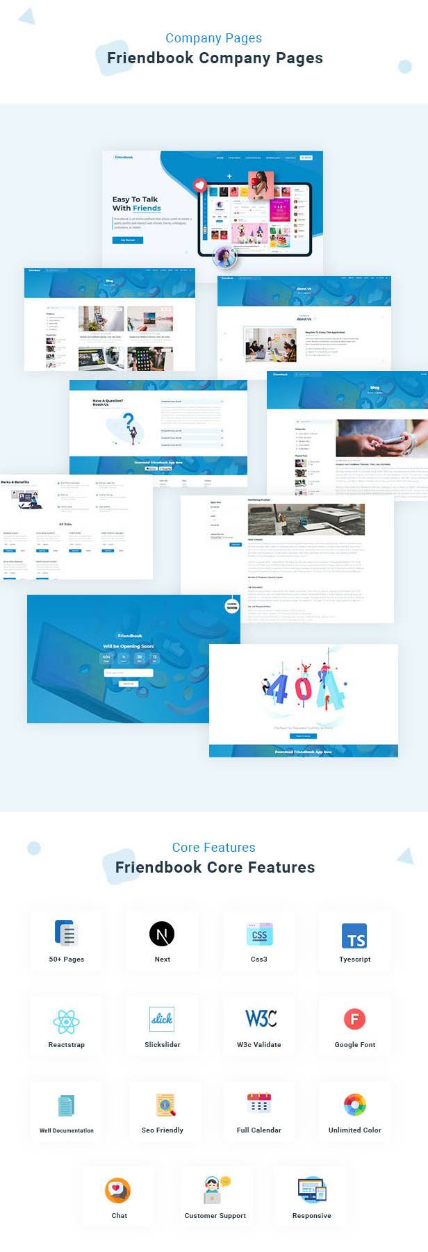 Friendbook - React Nextjs Social Network Toolkit Template