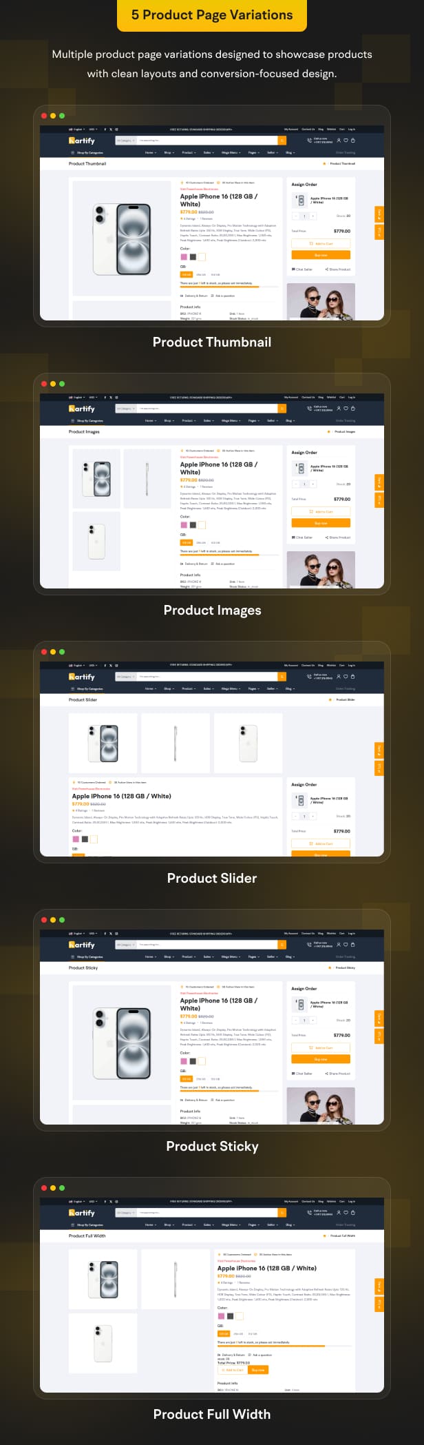 Kartify &ndash; React Nextjs Admin & Dashboard Template