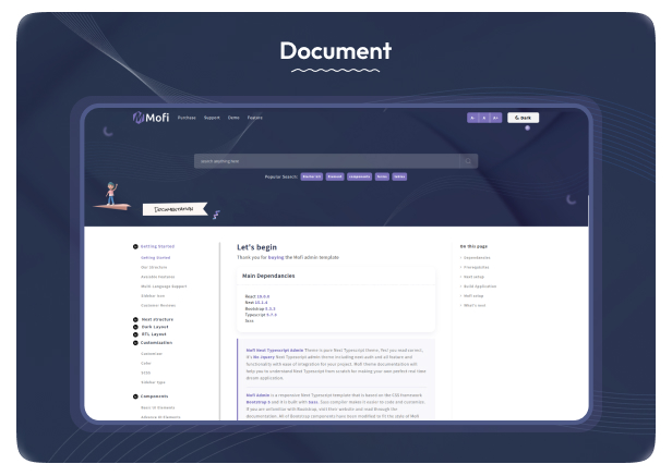 Mofi – React Nextjs Admin & Dashboard Template