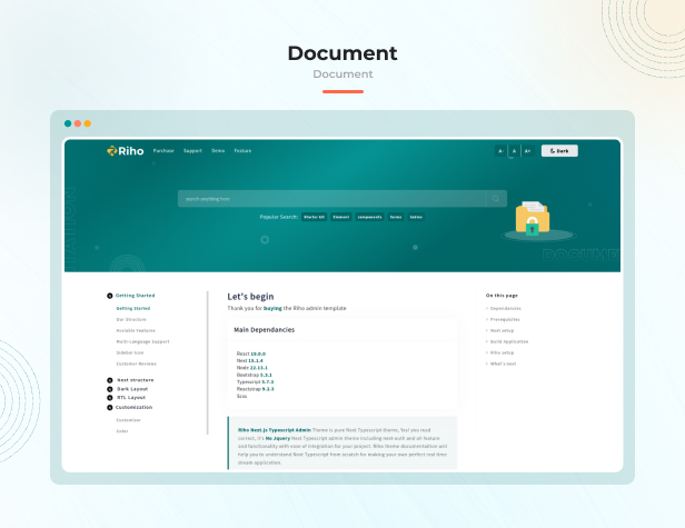 Riho – React Nextjs Admin & Dashboard Template