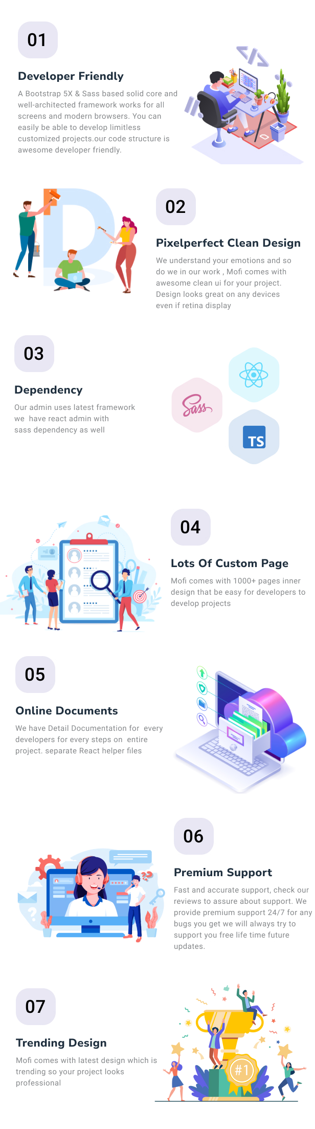 Mofi - React JS Admin Dashboard Template
