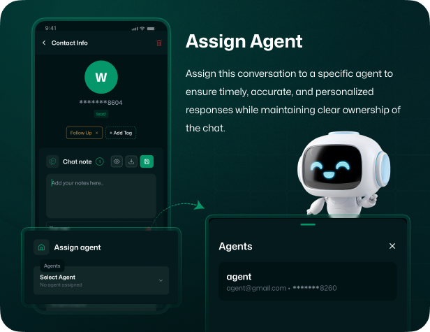 Wapi WhatsApp CRM Mobile App | React Native CLI Android iOS | Team Inbox, Campaign, Automation