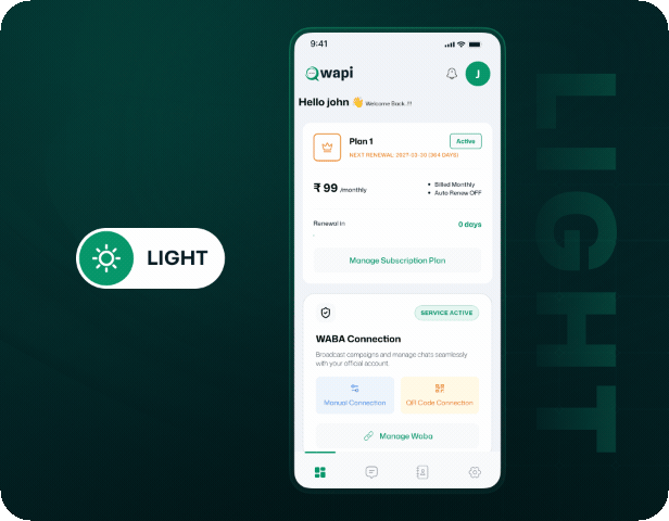 Wapi WhatsApp CRM Mobile App | React Native CLI Android iOS | Team Inbox, Campaign, Automation
