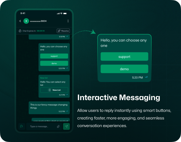 Wapi WhatsApp CRM Mobile App | React Native CLI Android iOS | Team Inbox, Campaign, Automation