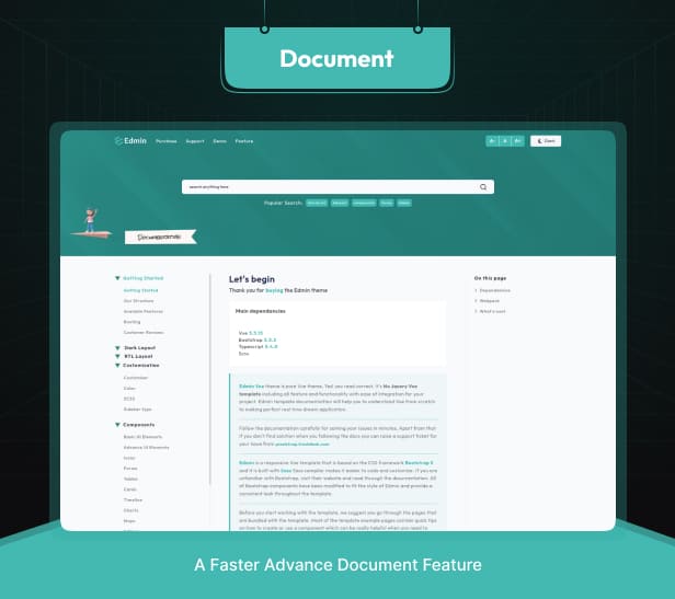 Edmin Admin Dashboard theme