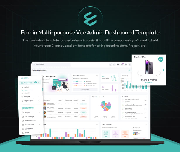 Edmin Admin Dashboard theme