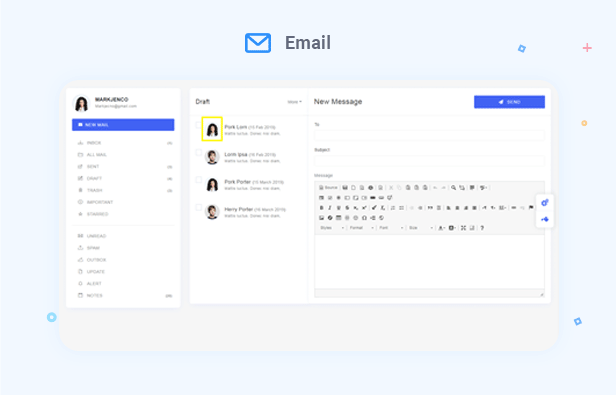 Endless Vue Admin Dashboard theme