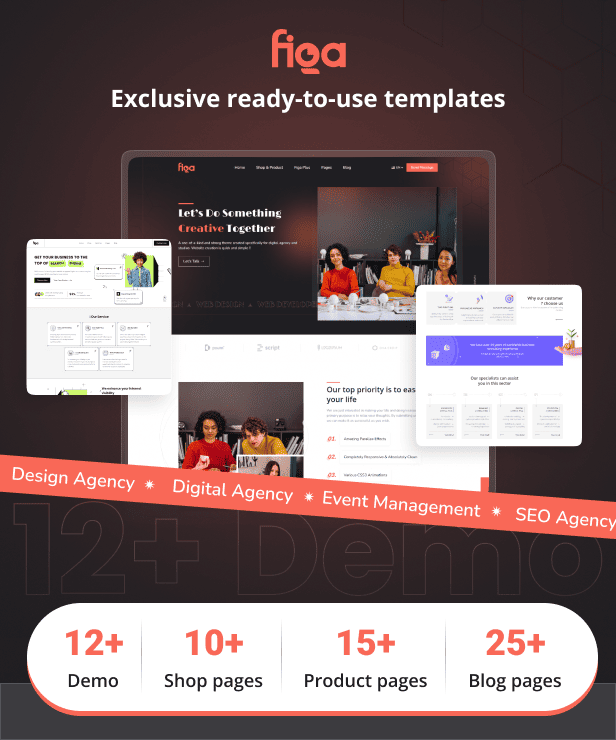 Figa - Multipurpose Vue Template for SaaS, Startup & Agency