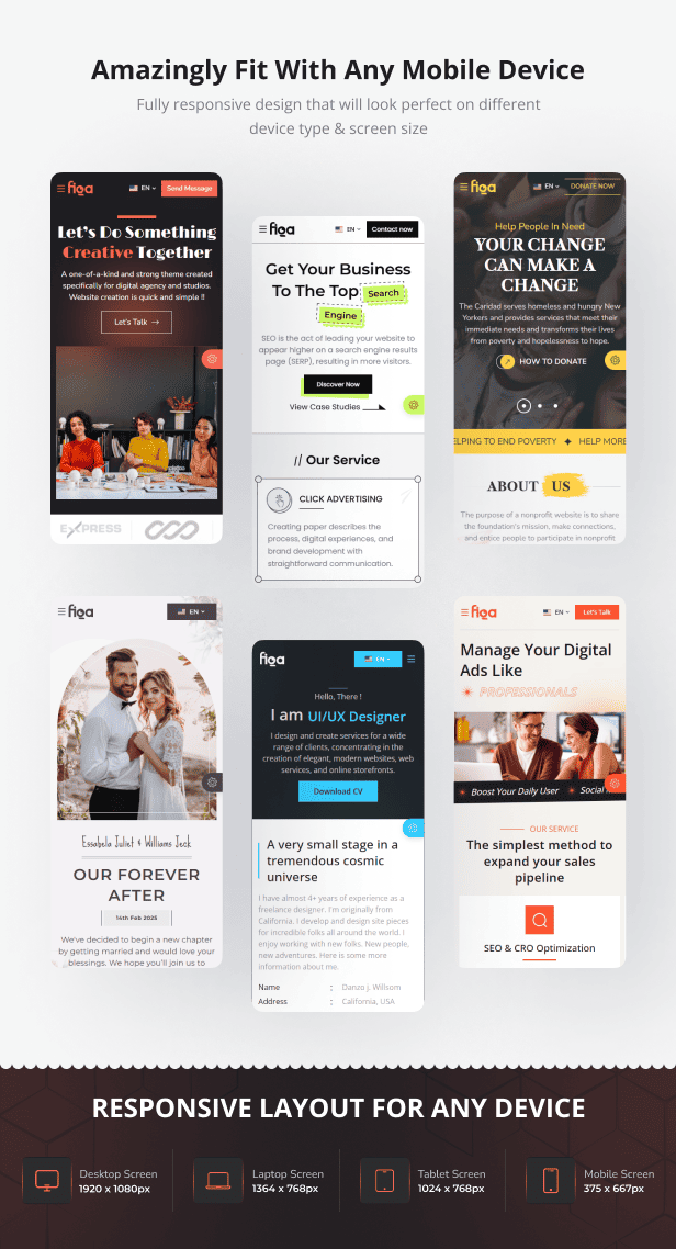 Figa - Multipurpose Vue Template for SaaS, Startup & Agency