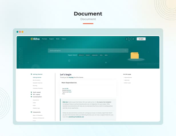 Riho Admin Dashboard theme