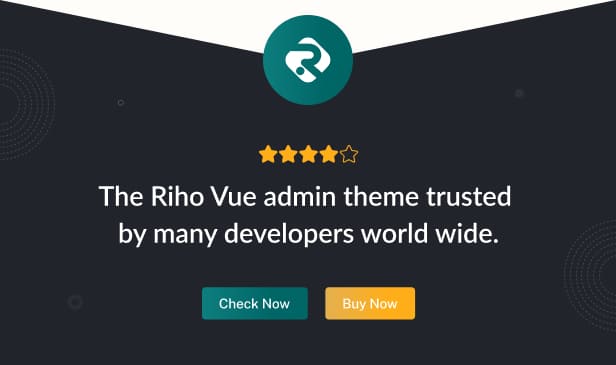 Riho Admin Dashboard theme