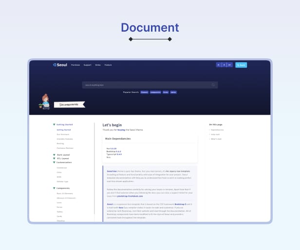 seoul - Vue Js Admin Template