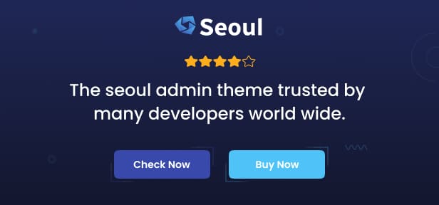 seoul - Vue Js Admin Template