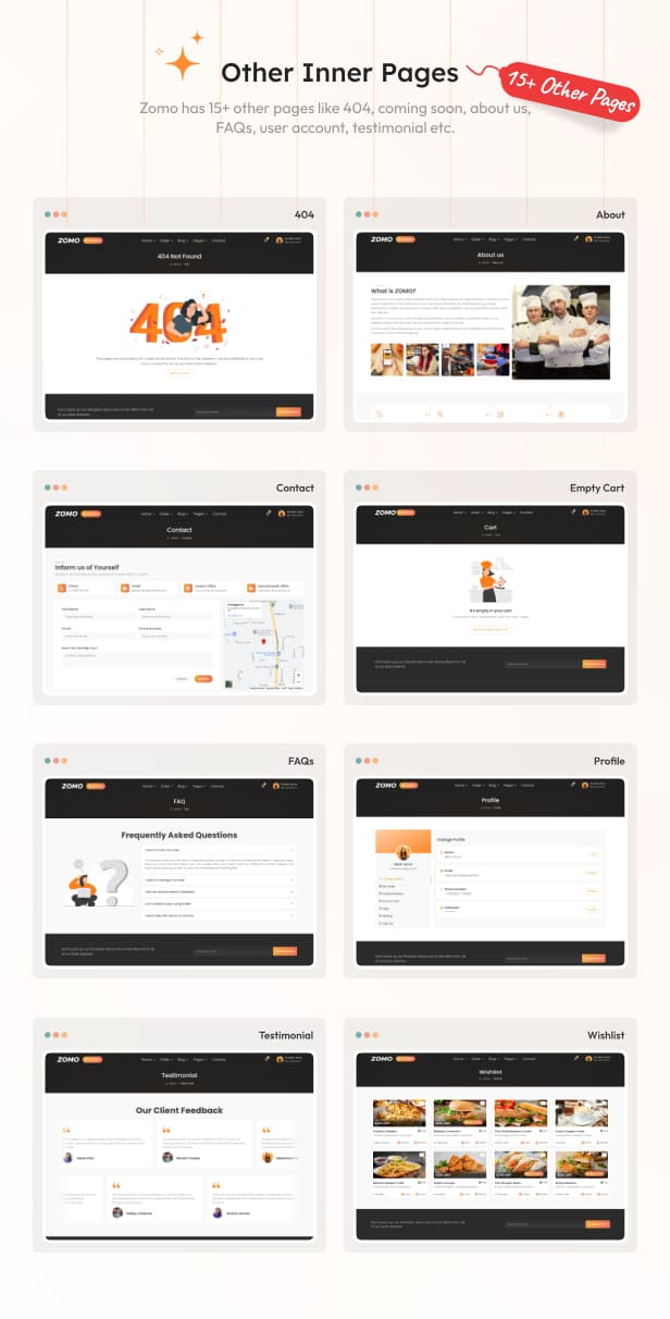 Zomo &ndash; Online Food Delivery Html Template